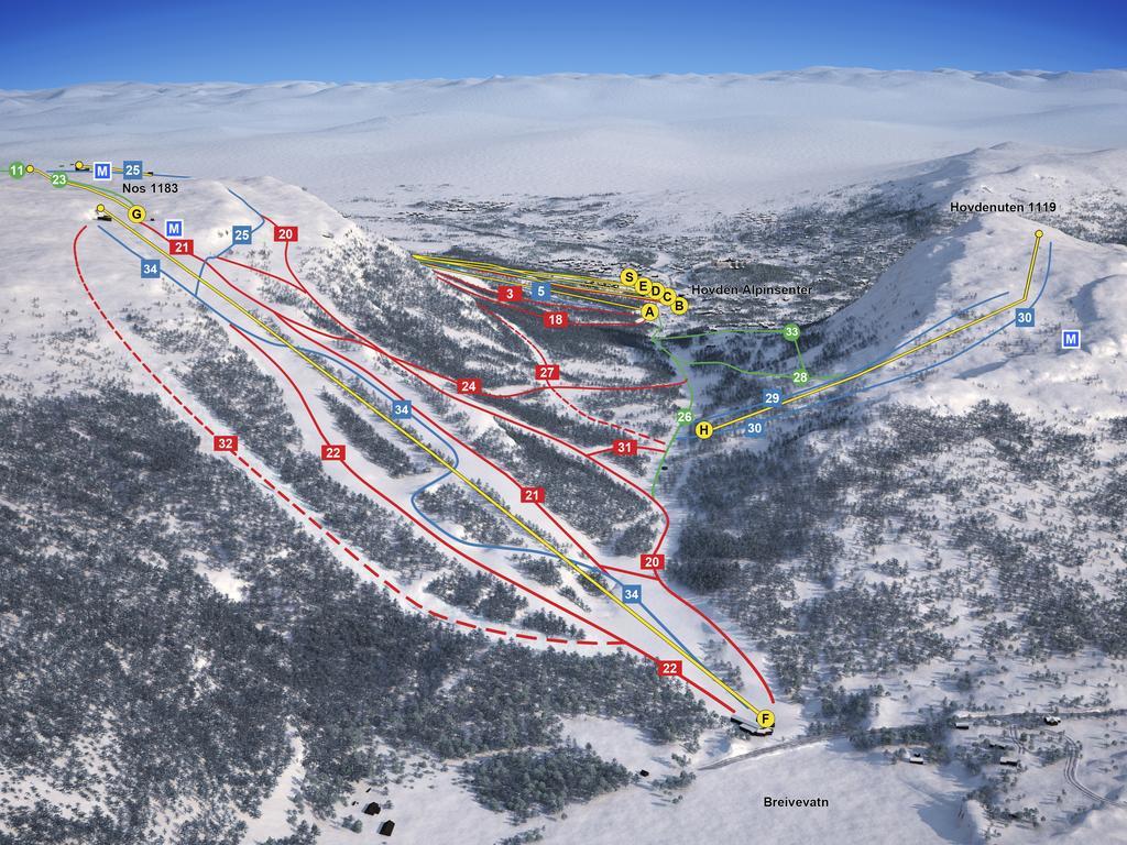 Hotel Hovden Hoyfjellsenter Zewnętrze zdjęcie
